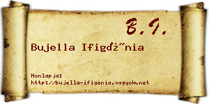 Bujella Ifigénia névjegykártya